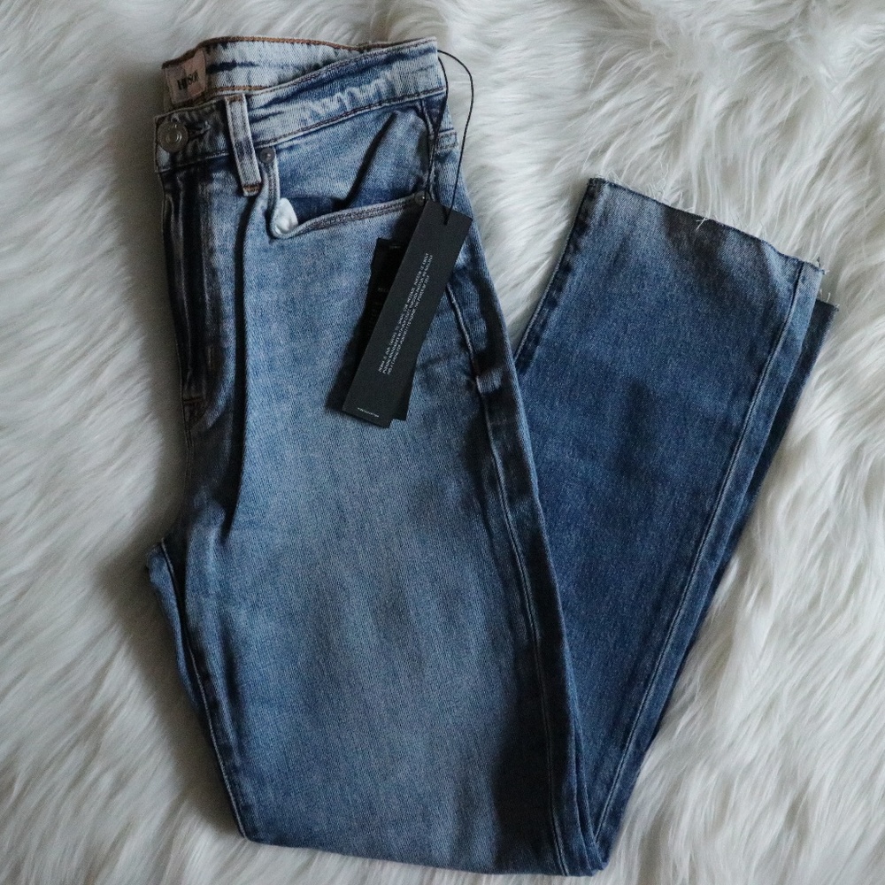 Hudson Zoeey High Rise Straight Crop Jeans Sz 28 - Picture 2 of 7